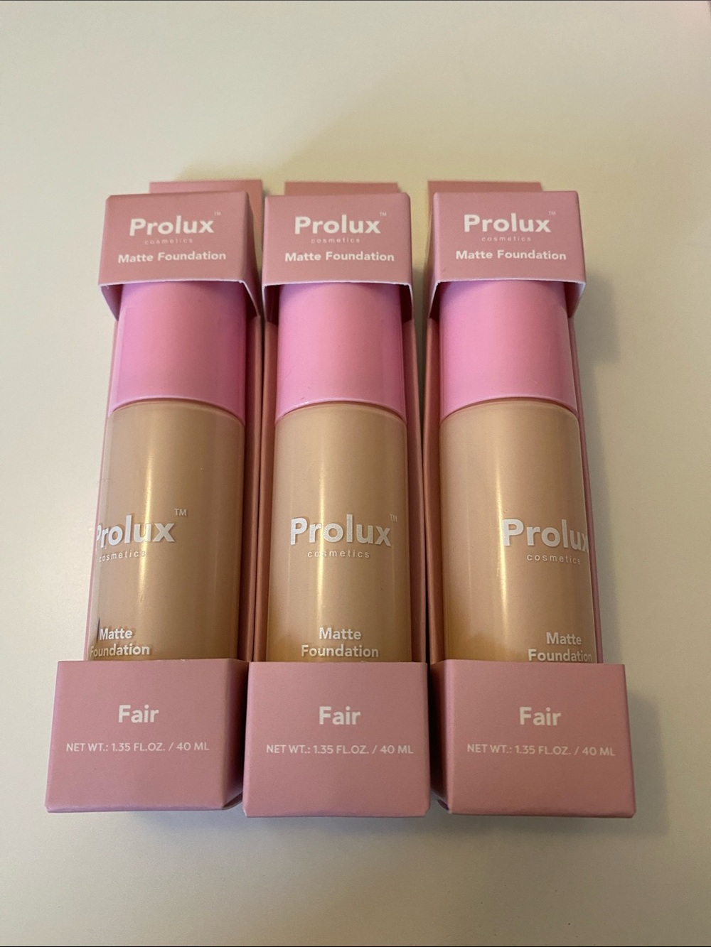 Prolux Matte Foundation FAIR Set